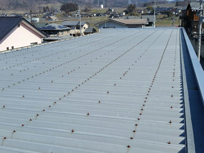 長野市豊野　屋根塗装工事 写真