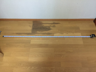 長野市 フローリング補修工事 Before 写真