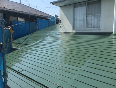 長野市　Y様邸　屋根塗装工事 写真