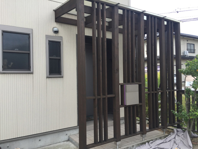 長野市伊勢宮 U様邸 木部塗装工事 After 写真
