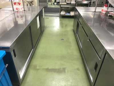 須坂市高梨 床塗装工事 Before 写真