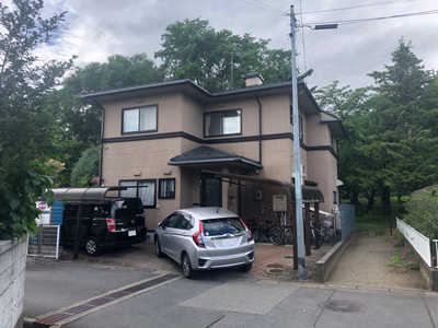 長野市若里にある戸建て住宅にて 遮熱シリコン塗料での塗装を行いました『パナホーム』 写真