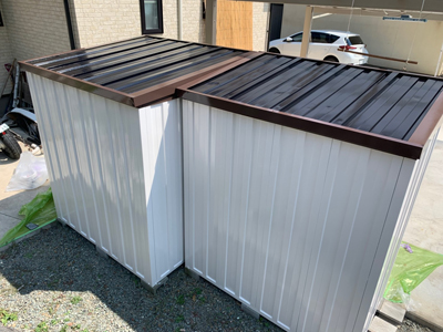 長野市西長野 I様邸 物置塗装工事 After 写真