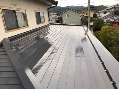 長野市皆神台 M様邸 屋根塗装・雪止め設置工事 After 写真