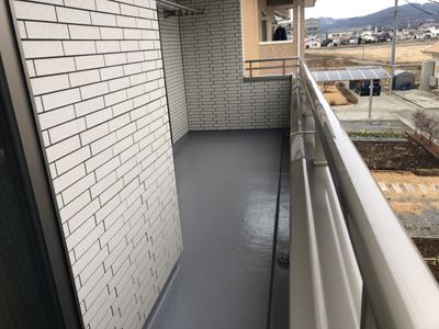 佐久市原 I様邸 ベランダ防水工事 After 写真