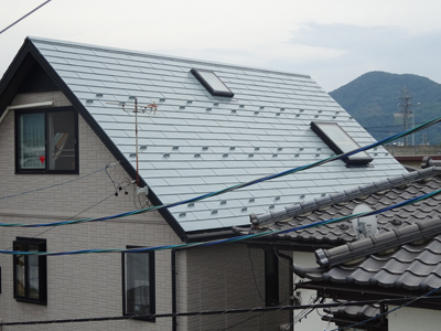千曲市屋代 O様邸 屋根塗装工事 After 写真