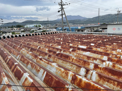 長野市石渡　屋根塗装工事 写真