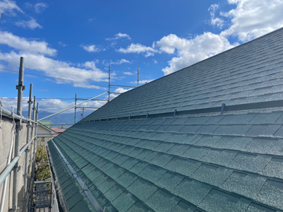長野市若槻団地 T様邸 屋根塗装工事 After 写真