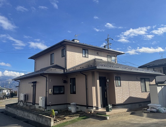 長野市徳間　T様邸　屋根外壁塗装工事 写真