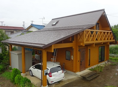 長野市中越　M様邸　屋根木部塗装・板金工事 After 写真