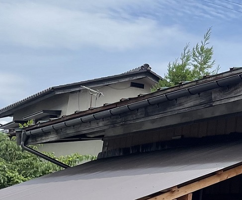 長野市西尾張部　O様邸　雨どい交換工事 写真