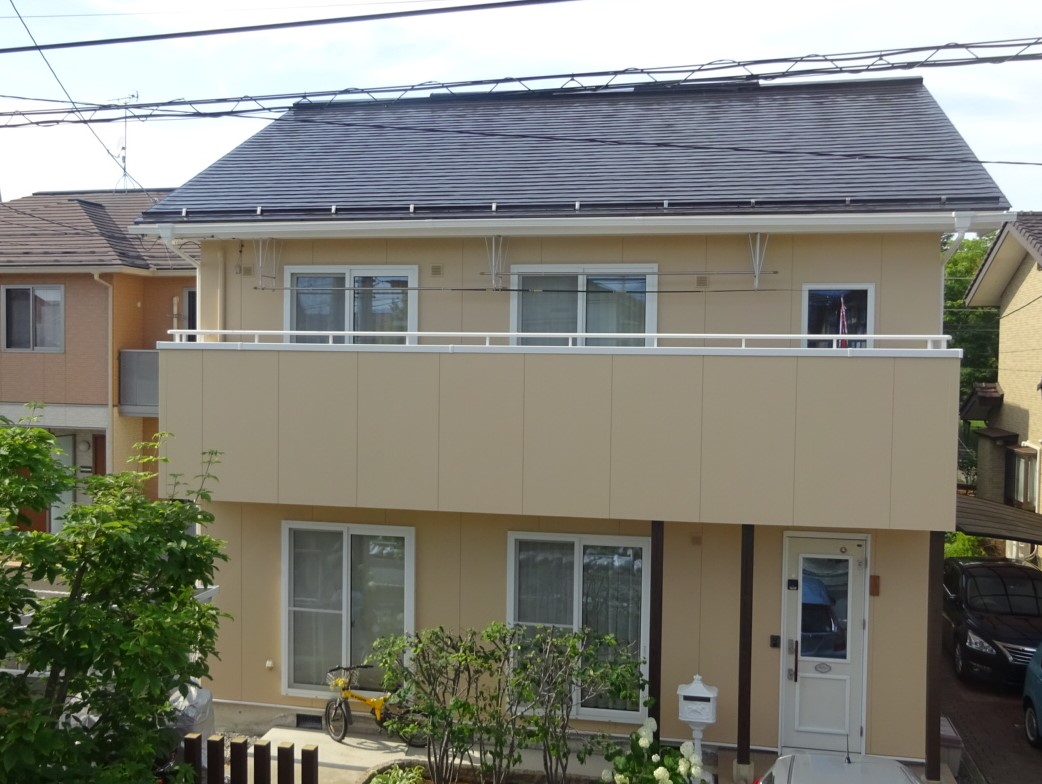 長野市南堀　K様邸　屋根外壁塗装・ベランダ防水工事 写真