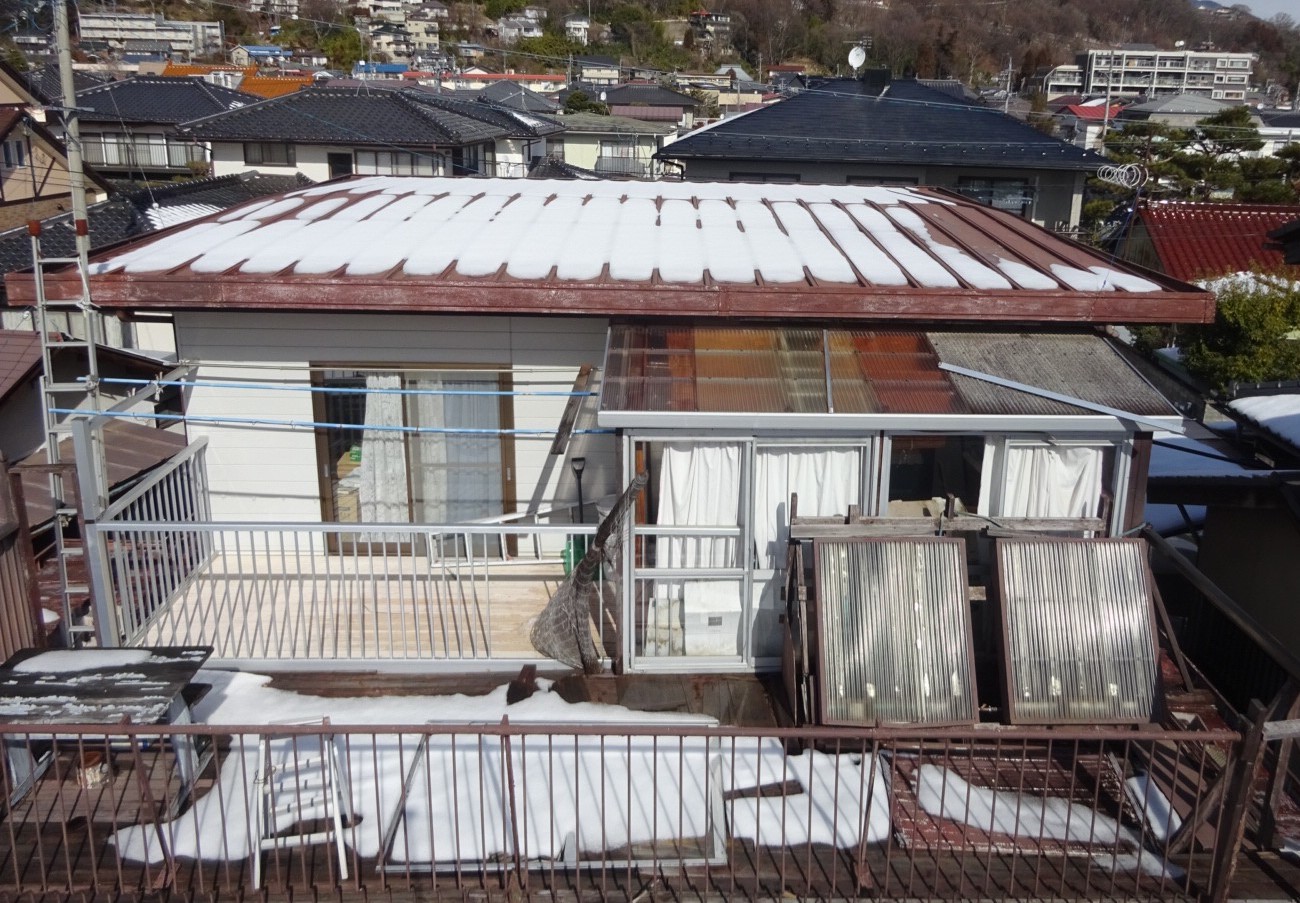 長野市箱清水　N様邸　屋根工事 写真