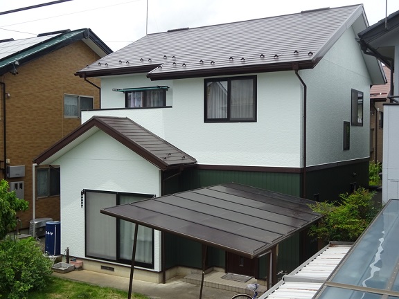 長野市下駒沢 N様邸 屋根外壁塗装工事 After 写真