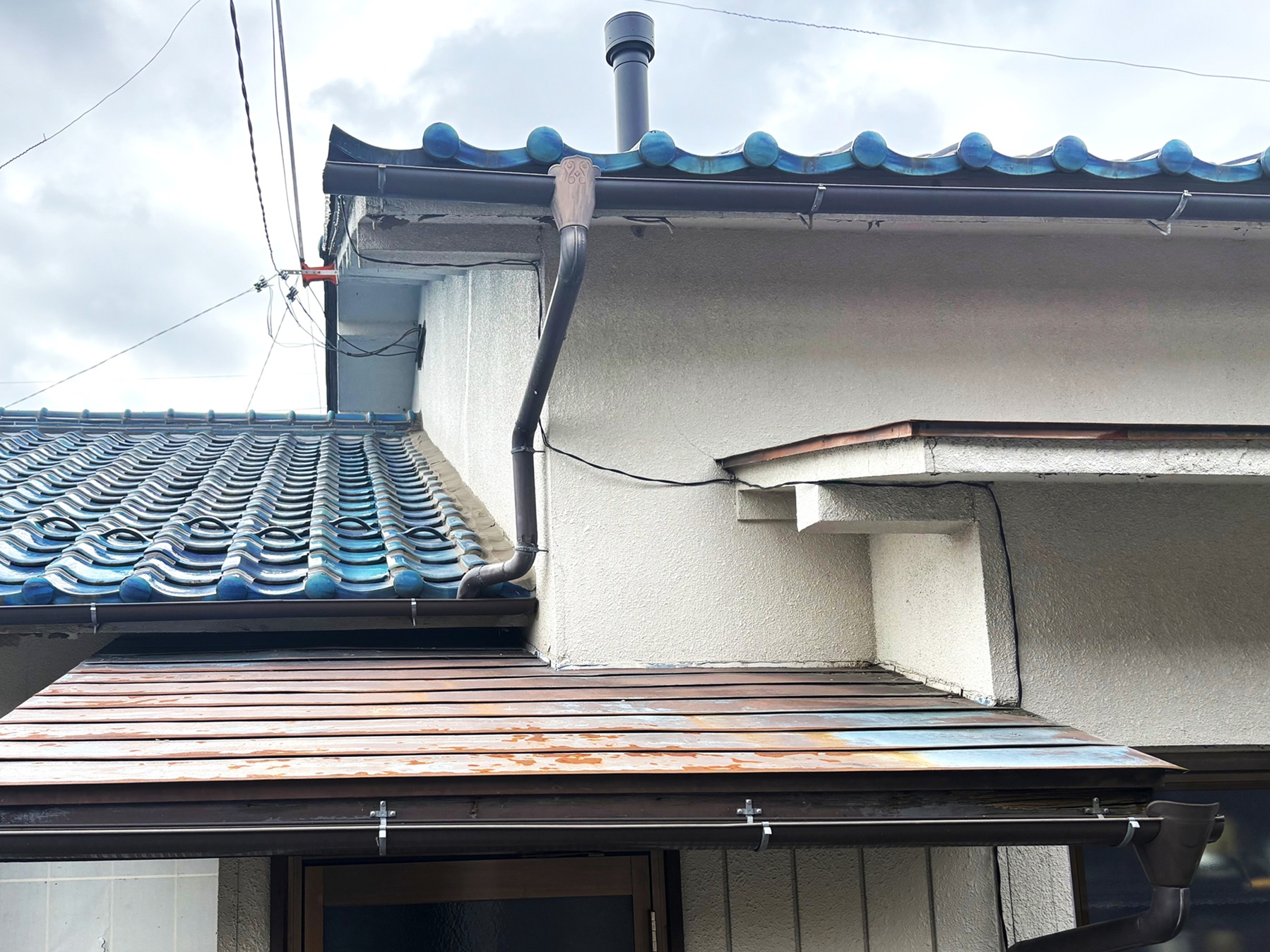 金属屋根施工前