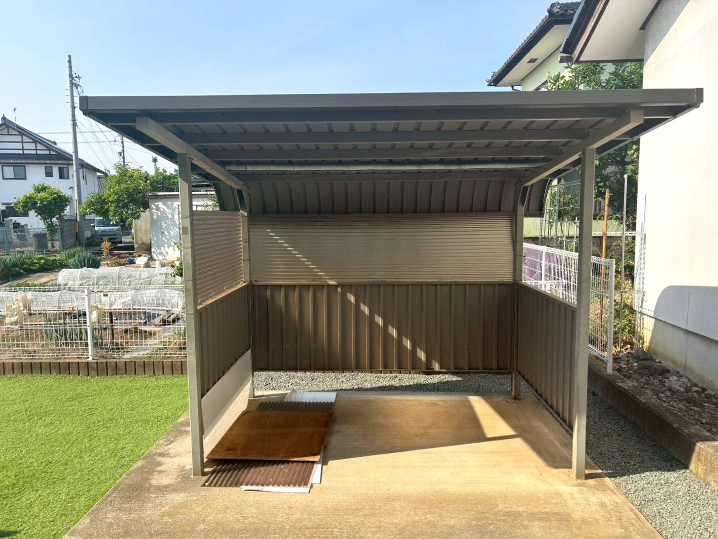 長野市 K様邸 物置設置工事 Before 写真