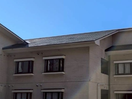 上田市菅平　集合住宅　雪止め設置工事 Before 写真