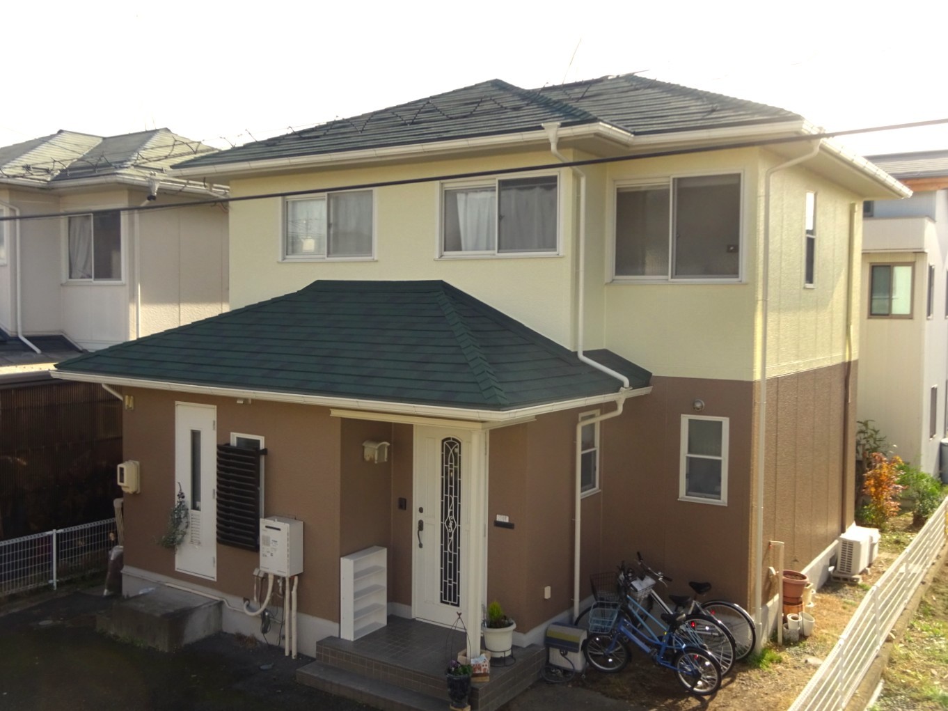 長野市高田　賃貸住宅　屋根カバー工法と外壁塗装工事 After 写真