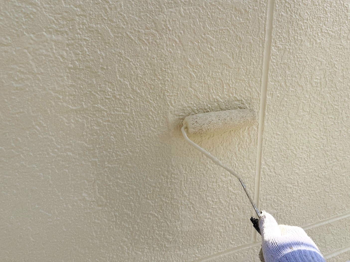 外壁上塗り　2階