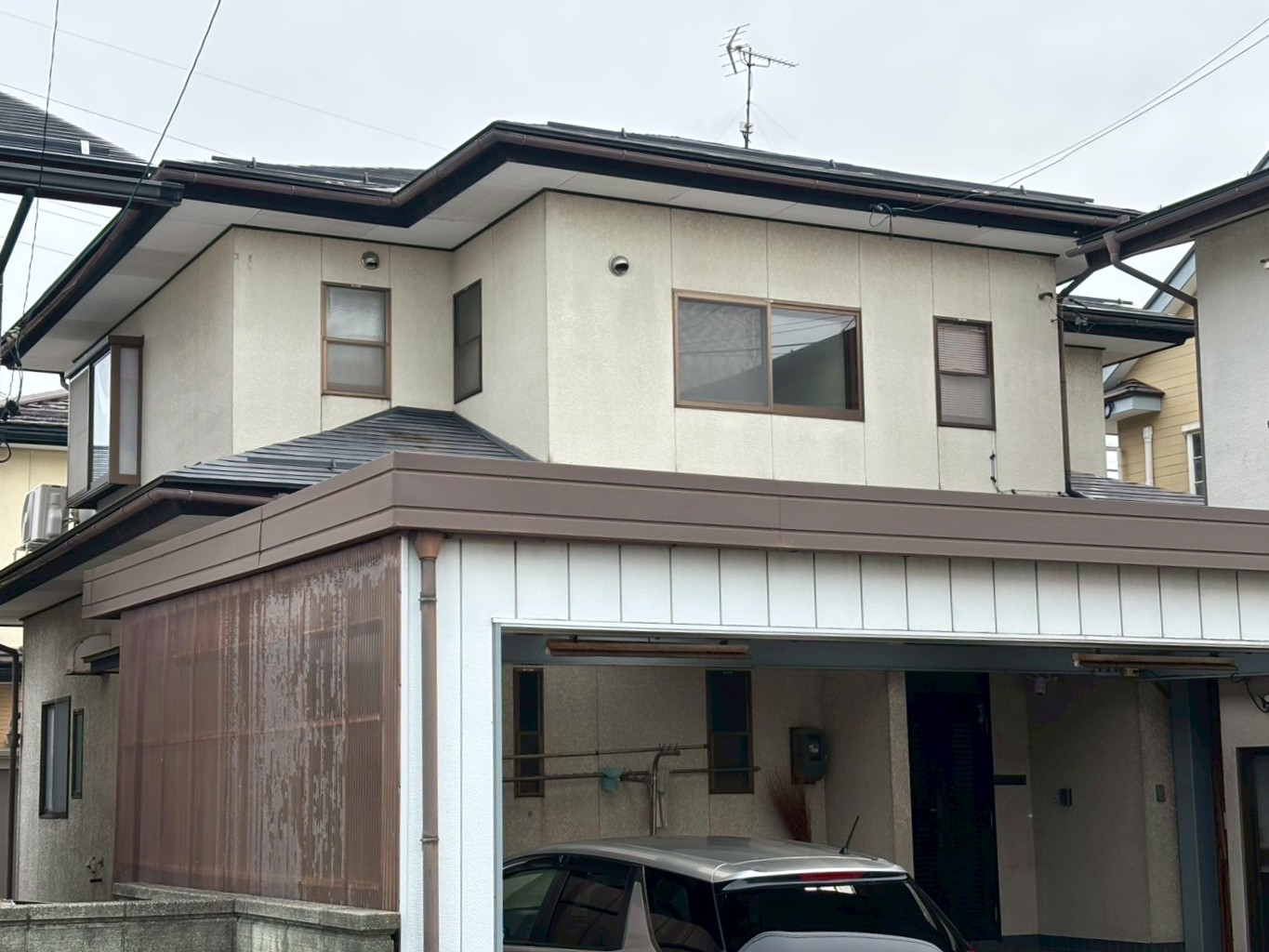 長野市柳原　T様邸　屋根・外壁塗装工事 Before 写真