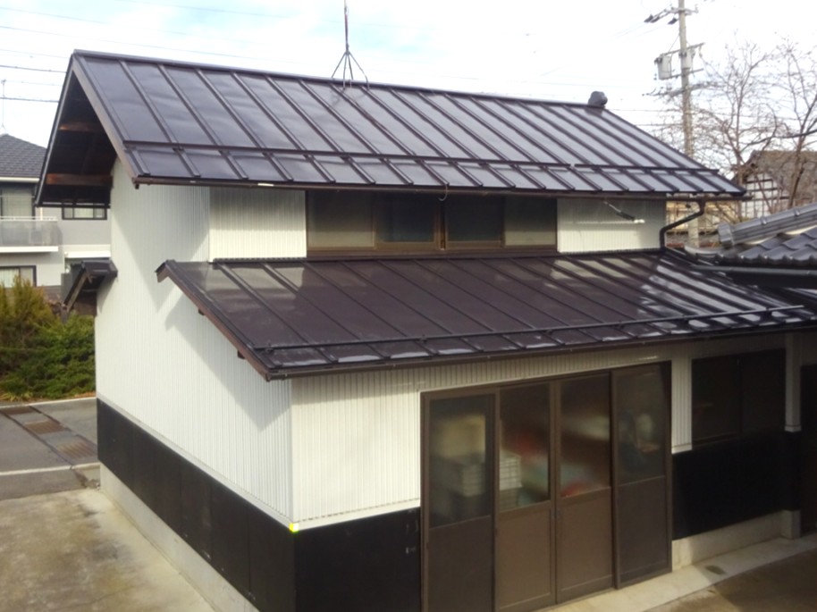 長野市真島町　T様邸　屋根塗装工事 写真