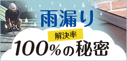 雨漏り 解決率100％の秘密　リンクバナー