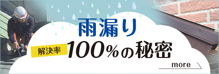 雨漏り 解決率 100%の秘密 リンクバナー